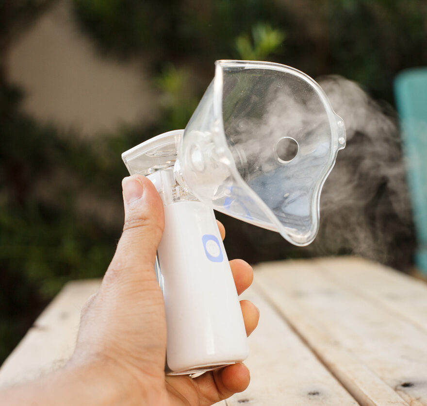 Mesh nebulisation for drug delivery